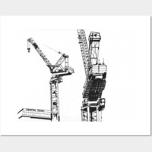 The tower crane Posters and Art